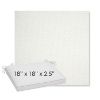 Picture of Pique Salt | Sunbrella® 18" x 18" x 2.5" Outdoor Dining Cushion