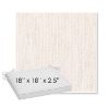 Picture of Poros Eggshell | Sunbrella® 18" x 18" x 2.5" Outdoor Dining Cushion