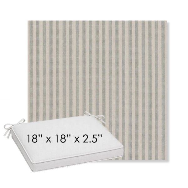 Picture of Refresh Spa | Sunbrella® 18" x 18" x 2.5" Outdoor Dining Cushion