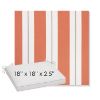 Picture of Relate Persimmon | Sunbrella® 18" x 18" x 2.5" Outdoor Dining Cushion