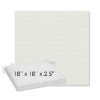 Picture of Sailcloth Salt | Sunbrella® 18" x 18" x 2.5" Outdoor Dining Cushion