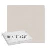 Picture of Shelter White | Sunbrella® 18" x 18" x 2.5" Outdoor Dining Cushion