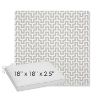 Picture of Underline Dove | Sunbrella® 18" x 18" x 2.5" Outdoor Dining Cushion