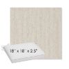 Picture of Vista Alabaster | Sunbrella® 18" x 18" x 2.5" Outdoor Dining Cushion