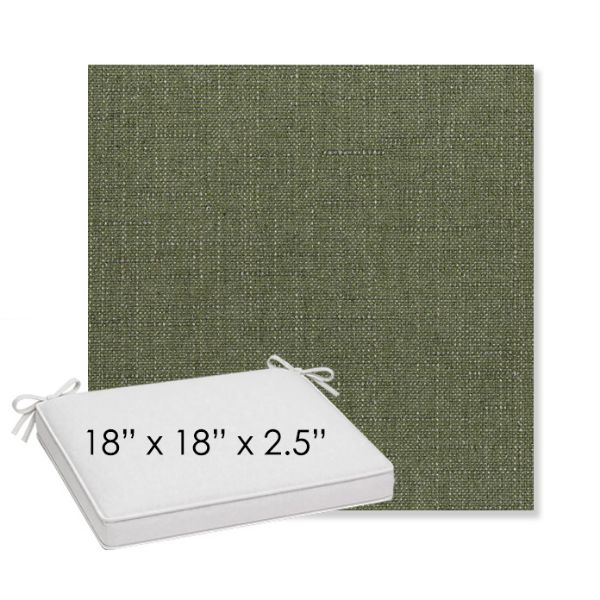 Picture of Willa Frond | Sunbrella® 18" x 18" x 2.5" Outdoor Dining Cushion