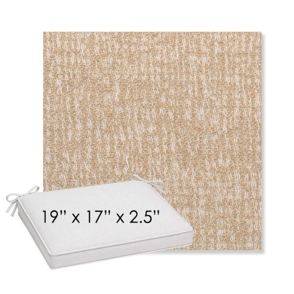 Picture of Abstraction Camel | Sunbrella® 19" x 17" x 3" Outdoor Dining Cushion