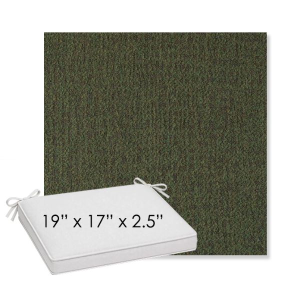Picture of Abstraction Juniper | Sunbrella® 19" x 17" x 3" Outdoor Dining Cushion