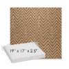 Picture of Argo Toffee | Sunbrella® 19" x 17" x 3" Outdoor Dining Cushion