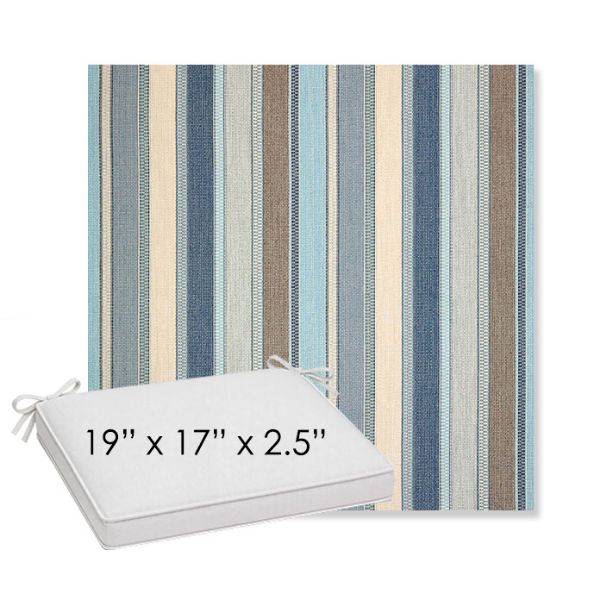 Picture of Ascend Spa | Sunbrella® 19" x 17" x 3" Outdoor Dining Cushion