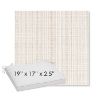 Picture of Benson Sand | Sunbrella® 19" x 17" x 3" Outdoor Dining Cushion