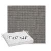 Picture of Bliss Smoke | Sunbrella® 19" x 17" x 3" Outdoor Dining Cushion