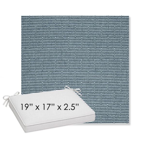 Picture of Boardwalk Surf Shop | Sunbrella® 19" x 17" x 3" Outdoor Dining Cushion