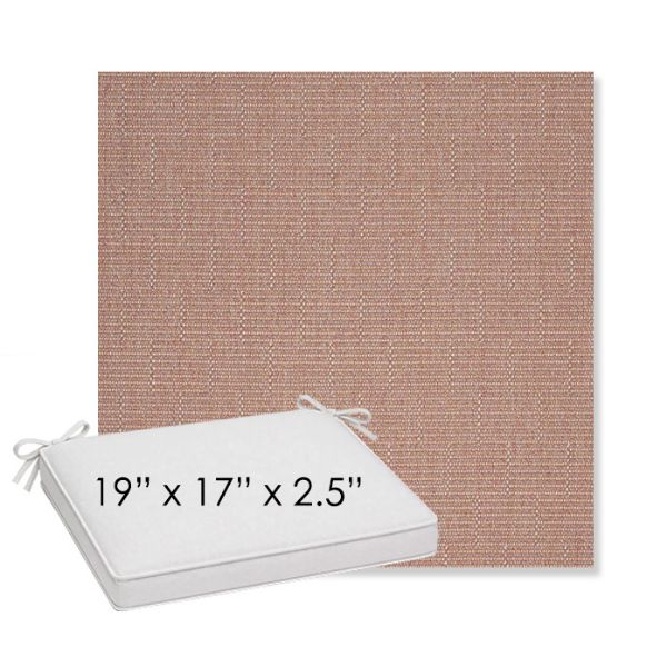 Picture of Boardwalk Taffy | Sunbrella® 19" x 17" x 3" Outdoor Dining Cushion