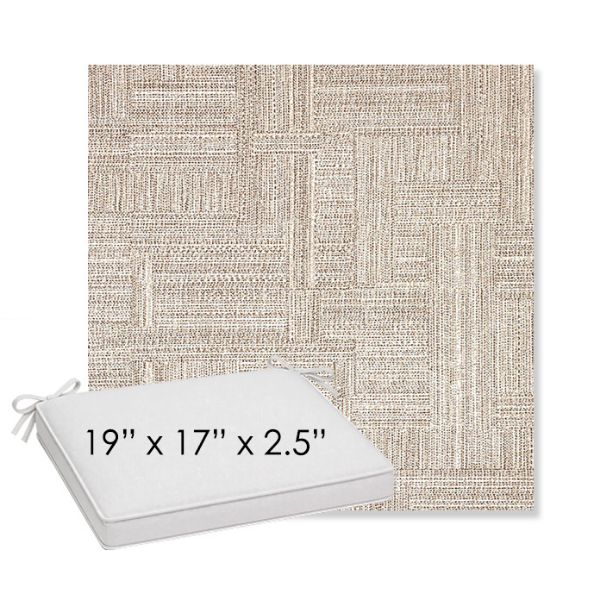 Picture of Boro Walnut | Sunbrella® 19" x 17" x 3" Outdoor Dining Cushion