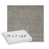 Picture of Chartres Graphite | Sunbrella® 19" x 17" x 3" Outdoor Dining Cushion