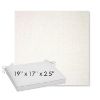 Picture of Crush Snow | Sunbrella® 19" x 17" x 3" Outdoor Dining Cushion