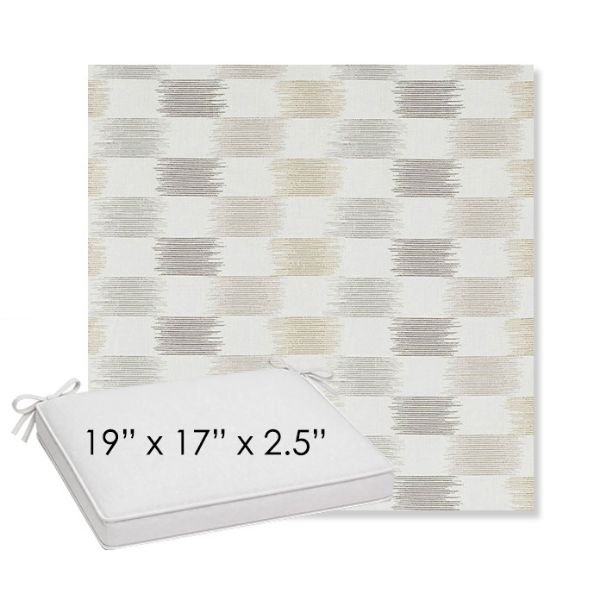 Picture of Dream Dune | Sunbrella® 19" x 17" x 3" Outdoor Dining Cushion