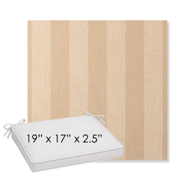 Picture of Expressive Sparrow | Sunbrella® 19" x 17" x 3" Outdoor Dining Cushion