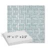 Picture of Key Figure Twilight | Sunbrella® 19" x 17" x 3" Outdoor Dining Cushion