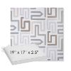 Picture of Labyrinth Cloud | Sunbrella® 19" x 17" x 3" Outdoor Dining Cushion