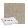 Picture of Linen Stone | Sunbrella® 19" x 17" x 3" Outdoor Dining Cushion