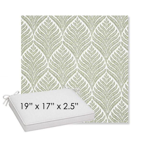 Picture of Linnaeus Spring | Sunbrella® 19" x 17" x 3" Outdoor Dining Cushion