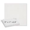 Picture of Linville Snow | Sunbrella® 19" x 17" x 3" Outdoor Dining Cushion