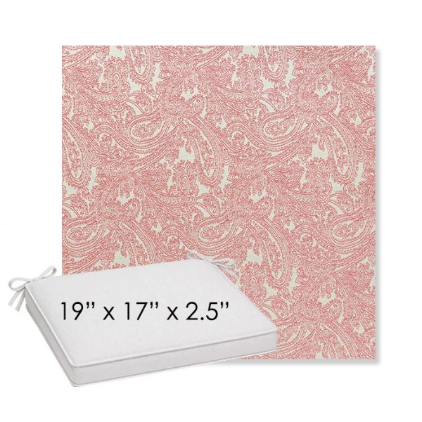 Picture of Mahalo Hibiscus | Sunbrella® 19" x 17" x 3" Outdoor Dining Cushion