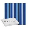 Picture of Milano Cobalt | Sunbrella® 19" x 17" x 3" Outdoor Dining Cushion
