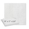 Picture of Momento Snow | Sunbrella® 19" x 17" x 3" Outdoor Dining Cushion