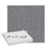 Picture of Odette Slate | Sunbrella® 19" x 17" x 3" Outdoor Dining Cushion