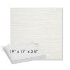 Picture of Piazza Cloud | Sunbrella® 19" x 17" x 3" Outdoor Dining Cushion
