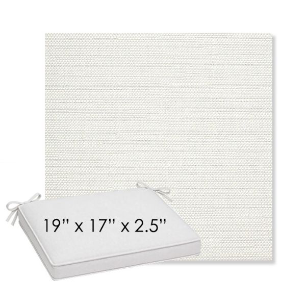 Picture of Piazza Cloud | Sunbrella® 19" x 17" x 3" Outdoor Dining Cushion