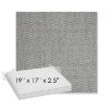 Picture of Pique Ash | Sunbrella® 19" x 17" x 3" Outdoor Dining Cushion