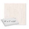 Picture of Poros Eggshell | Sunbrella® 19" x 17" x 3" Outdoor Dining Cushion