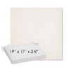 Picture of Posh Snow | Sunbrella® 19" x 17" x 3" Outdoor Dining Cushion