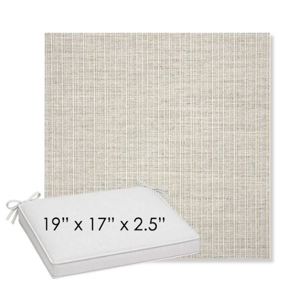 Picture of Proven Dove | Sunbrella® 19" x 17" x 3" Outdoor Dining Cushion