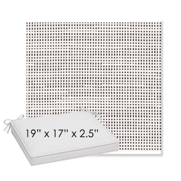 Picture of Rest Ink | Sunbrella® 19" x 17" x 3" Outdoor Dining Cushion