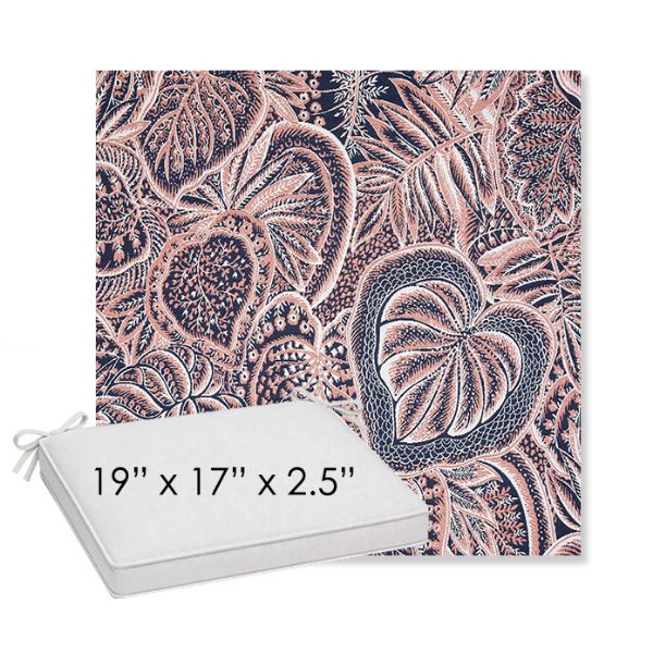Picture of Sensibility Splendor | Sunbrella® 19" x 17" x 3" Outdoor Dining Cushion