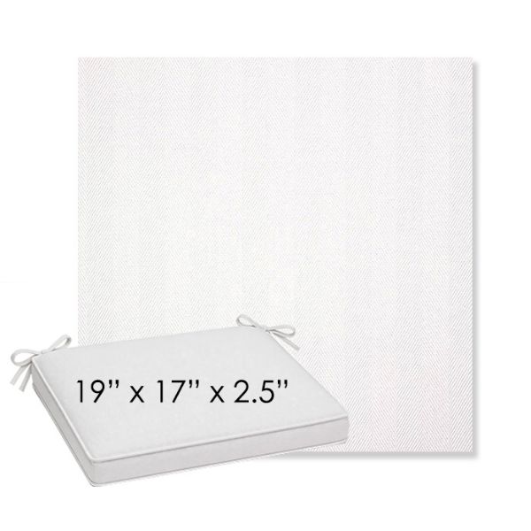 Picture of Switch Salt | Sunbrella® 19" x 17" x 3" Outdoor Dining Cushion