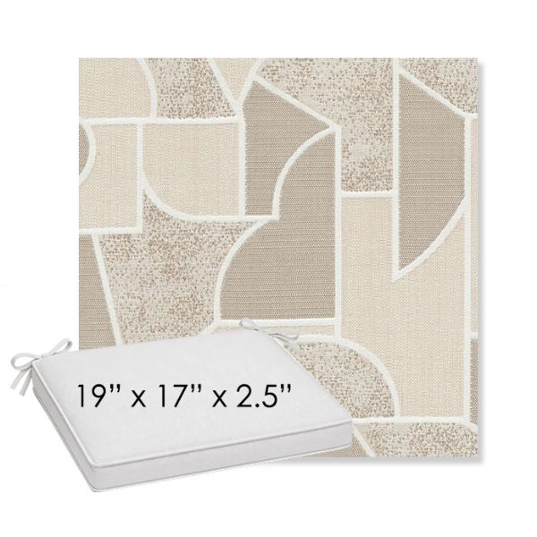 Picture of Territory Alum | Sunbrella® 19" x 17" x 3" Outdoor Dining Cushion