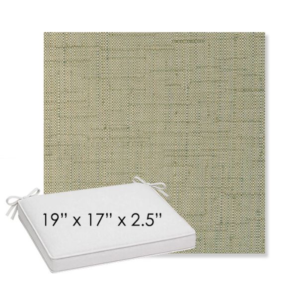 Picture of Willa Moss | Sunbrella® 19" x 17" x 3" Outdoor Dining Cushion