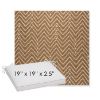 Picture of Argo Toffee | Sunbrella® 19" x 19" x 3" Outdoor Dining Cushion