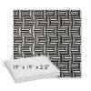 Picture of Key Figure Onyx | Sunbrella® 19" x 19" x 3" Outdoor Dining Cushion