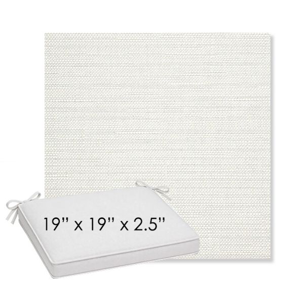 Picture of Piazza Cloud | Sunbrella® 19" x 19" x 3" Outdoor Dining Cushion