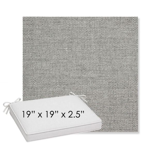 Picture of Piazza Stone | Sunbrella® 19" x 19" x 3" Outdoor Dining Cushion