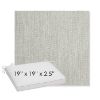 Picture of Pique Gravel | Sunbrella® 19" x 19" x 3" Outdoor Dining Cushion