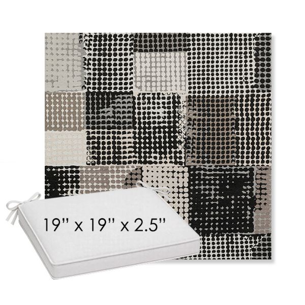 Picture of Pop Film | Sunbrella® 19" x 19" x 3" Outdoor Dining Cushion
