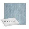 Picture of Posh Sky | Sunbrella® 19" x 19" x 3" Outdoor Dining Cushion