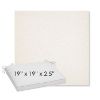Picture of Posh Snow | Sunbrella® 19" x 19" x 3" Outdoor Dining Cushion
